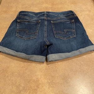 Women’s Silver jean shorts size 27